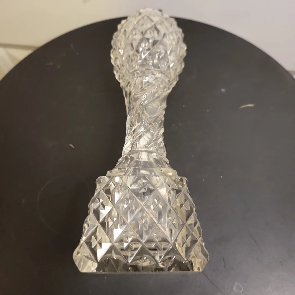 Antique Cut Crystal Bud Vase 6" - Picture 8 of 10